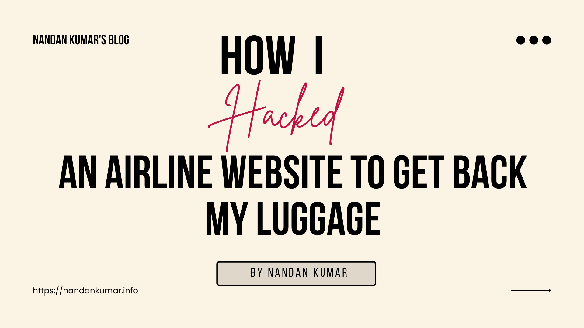 How I hacked an airline website to get back my luggage